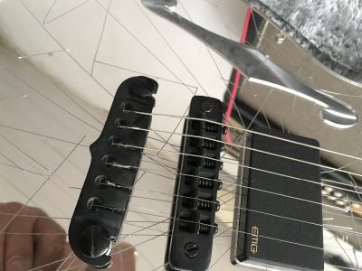 Custom Peridot Mirror Plexiglass Acrylic Rosewood Fretboard Led Guitar - Image 15