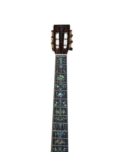 Custom Vertex D45 000 Dreadnought Solid Spruce Electric Acoustic Guitar Tree Of Life Abalone Inlaid - Image 2