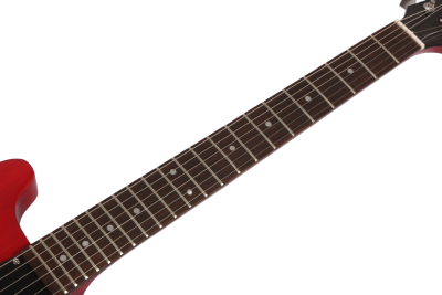 Custom Crown Joe Armstrong Junior Double Cut Red Electric Guitar - Image 9