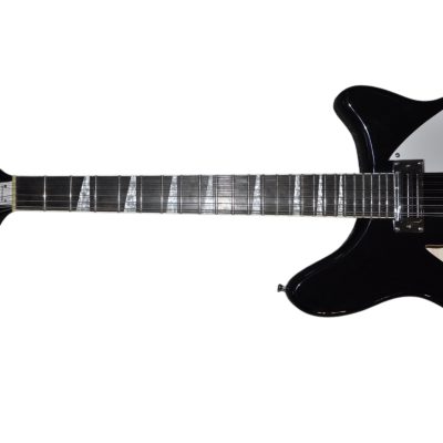Custom Nova George Jetglo Black 360 12 String Electric Guitar - Image 4