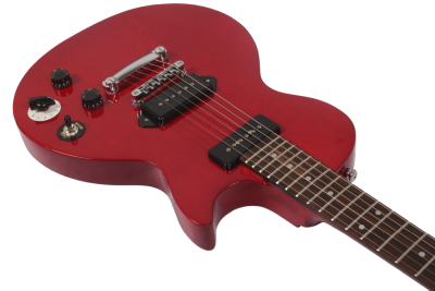 Custom Crown Bob Angus Cherry Red P90 Soapbar Pickups Marley Electric Guitar - Image 4