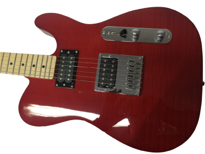 Custom Regent Crimson Red Transparent John 5 FMT HH Dual Humbucker Setup Electric Guitar - Image 2