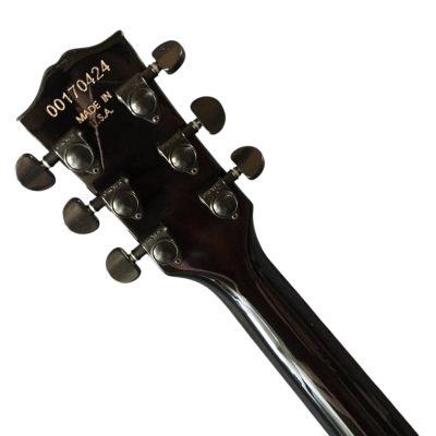 Custom Crown Translucent Black Burst Joe Perry Flamed Maple Top Electric Guitar - Image 4