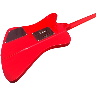 Custom Crown Cardinal Red Firebird VII 6 String Tremolo Electric Guitar - Image 6