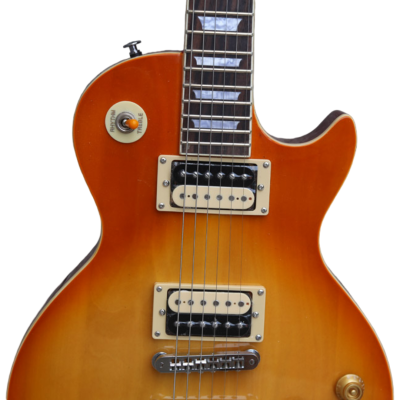 Custom Crown Standard Page Faded Sunburst Plaintop Electric Guitar - Image 4