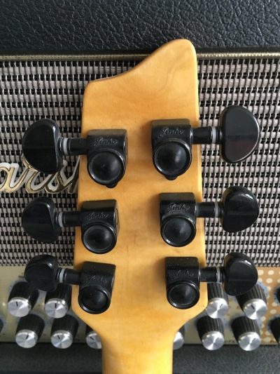 Custom Peridot Mirror Plexiglass Acrylic Rosewood Fretboard Led Guitar - Image 4