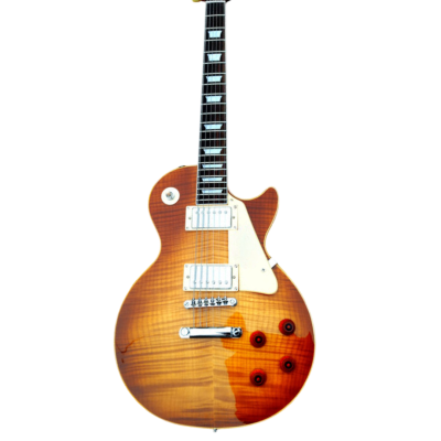 Custom Crown Honey Burst Flamed Maple Top Electric Guitar