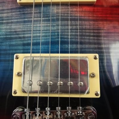 Custom Crown Aurora Borealis Prism Finish Flame Maple Top Guitar - Image 7