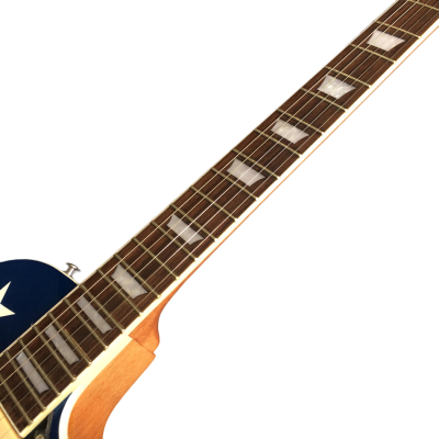 Custom Crown Doodad Dany Metallic Deep Blue Electric Guitar - Image 3