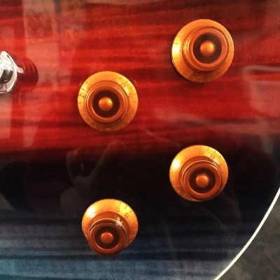 Custom Crown Aurora Borealis Prism Finish Flame Maple Top Guitar - Image 6