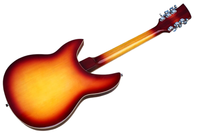Custom Nova Tobacco Fireglo 360 12 String Electric Guitar - Image 4