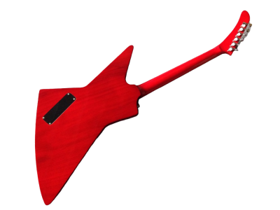 Custom Crown Korina Explorer Cherry Red Electric Guitar - Image 5