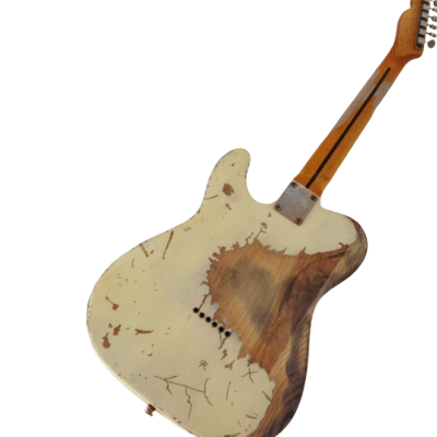 Custom Regent Micawber Heavy Relic Blonde Finish Aged Guitar - Image 4