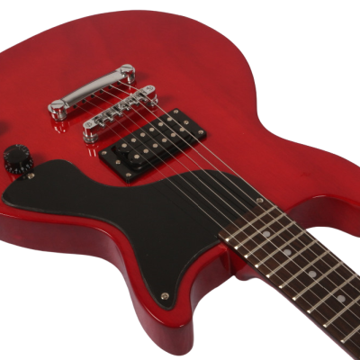 Custom Crown Joe Armstrong Junior Double Cut Red Electric Guitar - Image 5