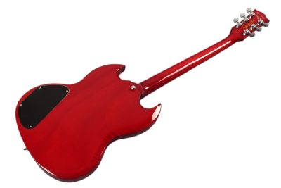 Custom Crown SG Angus Cherry Red P90 Soapbar Pickups Electric Guitar - Image 4