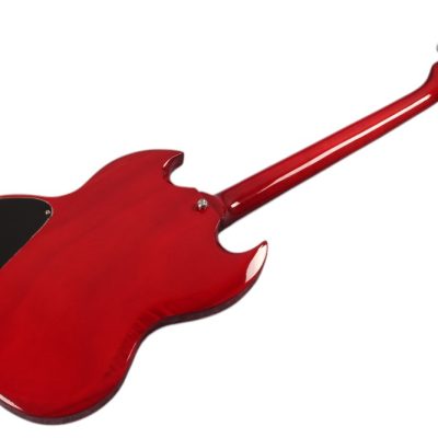 Custom Crown SG Angus Cherry Red P90 Soapbar Pickups Electric Guitar - Image 4