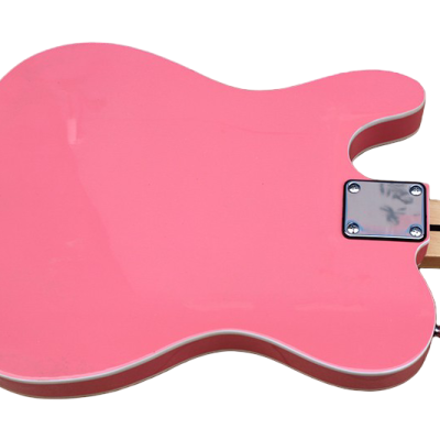 Custom Regent Thinline Fhole Shell Pink Electric Guitar - Image 4