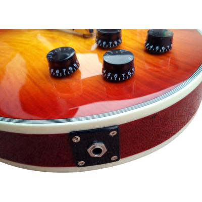 Custom Crown Heritage Cherry Sunburst Jimmy Electric Guitar - Image 6