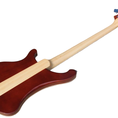 Custom Nova 4003 Mapleglo Center Amber Brown Finish 4 String Bass - Image 4