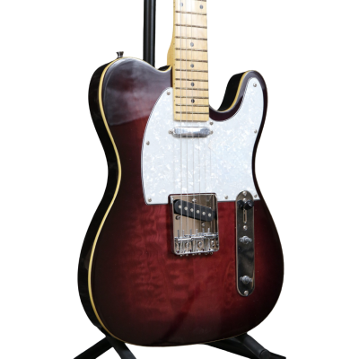 Custom Regent Dark Cherry Sunburst Quilted Maple Top Guitar - Image 5