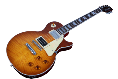 Custom Crown Jimmy Page Iced Tea Finish Flame Maple Top Guitar - Image 5