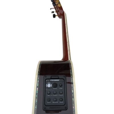 Custom Vertex D45 000 Dreadnought Solid Spruce Electric Acoustic Guitar Tree Of Life Abalone Inlaid - Image 4