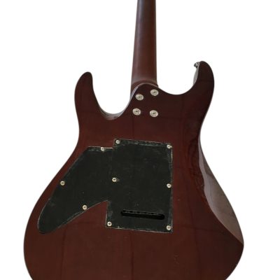 Custom Magnitude Modern Satin Flame Guitar Trans Charcoal Burst Finish - Image 8