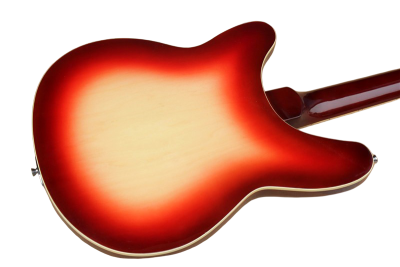 Custom Nova Slash Soundhole Classic Fireglo 360 6 String Guitar - Image 7