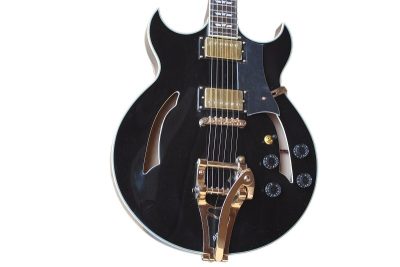 Custom Crown Johnny A Black Bigsby Vibrato Tailpiece Guitar