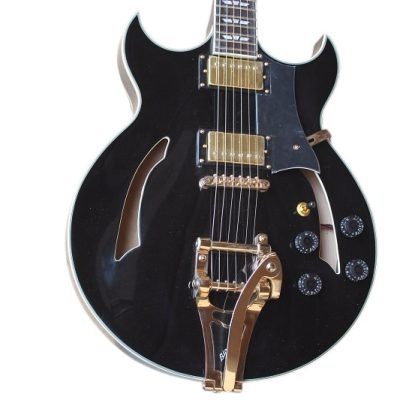 Custom Crown Johnny A Black Bigsby Vibrato Tailpiece Guitar