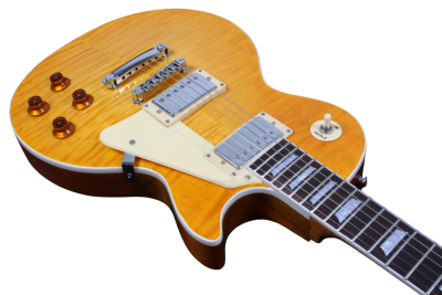Custom Crown Standard Honeyburst Gradient Flamed Maple Top Electric Guitar - Image 6