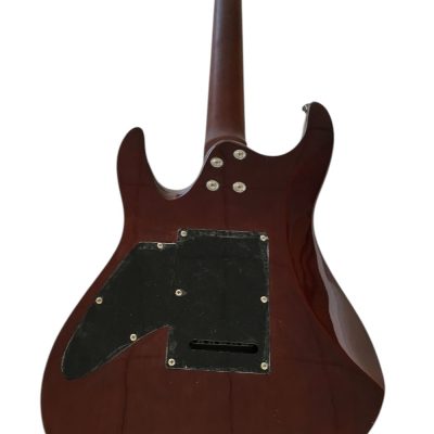Custom Magnitude Modern Satin Flame Guitar Trans Charcoal Burst Finish - Image 9