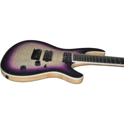 Custom Onyx Regius 6 Supernova Purple 6 String Electric Guitar - Image 7