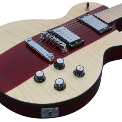 Custom Crown Spotlight Walnut Strip Running Straight Down 6 String Guitar - Image 4