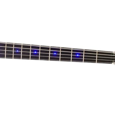 Custom Axis Plexiglass Acrylic Lucite Blue LED 5 String Bass - Image 3