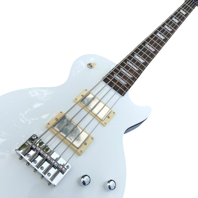 Custom Obsidian Grass Alpine White Root 4 String Bass