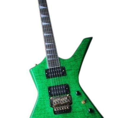 Custom Race KE2 Transparent Green Kelly Electric Guitar KEXQ