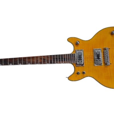 Custom Sovereign G6131MYF Malcolm Young Tiger Maple Top II Jet Electric Guitar - Image 9