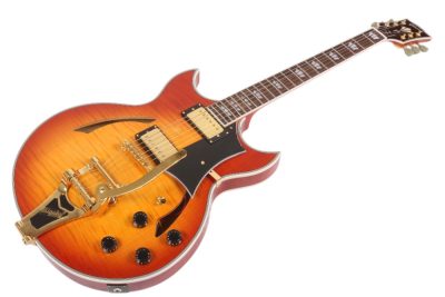 Custom Crown Johnny A Sunburst Figured Maple Top Bigsby Vibrato Tailpiece Guitar - Image 5