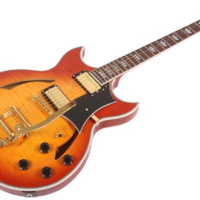 Custom Crown Johnny A Sunburst Figured Maple Top Bigsby Vibrato Tailpiece Guitar - Image 5