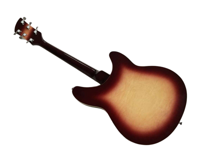 Custom Nova Slash Soundhole Classic Dark Fireglo 360 6 String Guitar Left Handed - Image 3