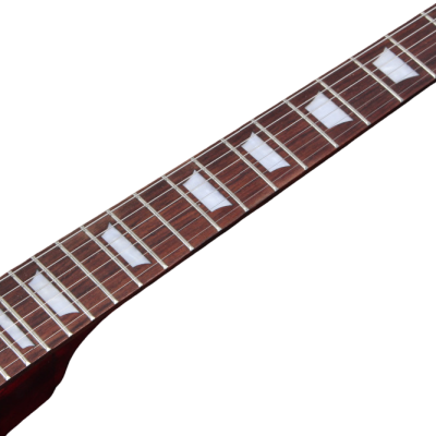 Custom Crown Studio Wine Red Satin Finish Electric Guitar - Image 5