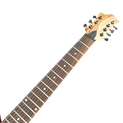Custom Vesper Languedoc Region Natural Spalted Maple Weneer Finish 7 String Guitar - Image 10