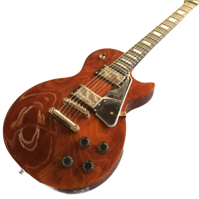 Custom Crown Studio Humbucker Pickups Aged Brown Guitar - Image 9