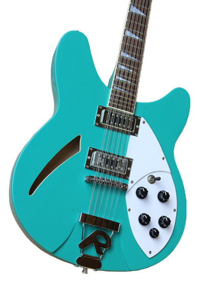 Custom Nova Sea Foam Teal Green 330 12 String Electric Guitar