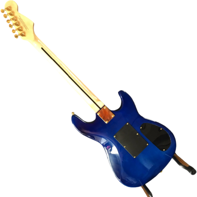Custom Race Satin Transparent Blue Phil Collen PC1 Quilted Maple Top Electric Guitar - Image 6