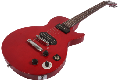 Custom Crown Bob Angus Cherry Red P90 Soapbar Pickups Marley Electric Guitar