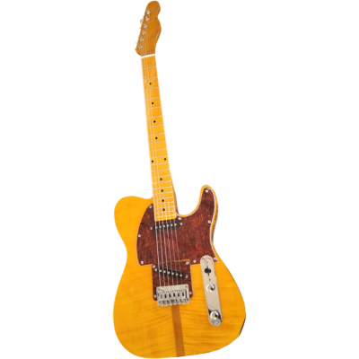 Custom Oligarch Prince Mad Cat Leopard Pickguard Book Matched Flamed Maple Guitar - Image 6