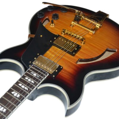 Custom Crown Johnny A Figured Maple Top Bigsby Vibrato Tailpiece Guitar - Image 7