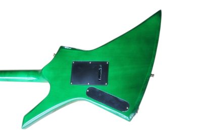 Custom Race KE2 Transparent Green Kelly Electric Guitar KEXQ Floyd Rose Tremolo - Image 6